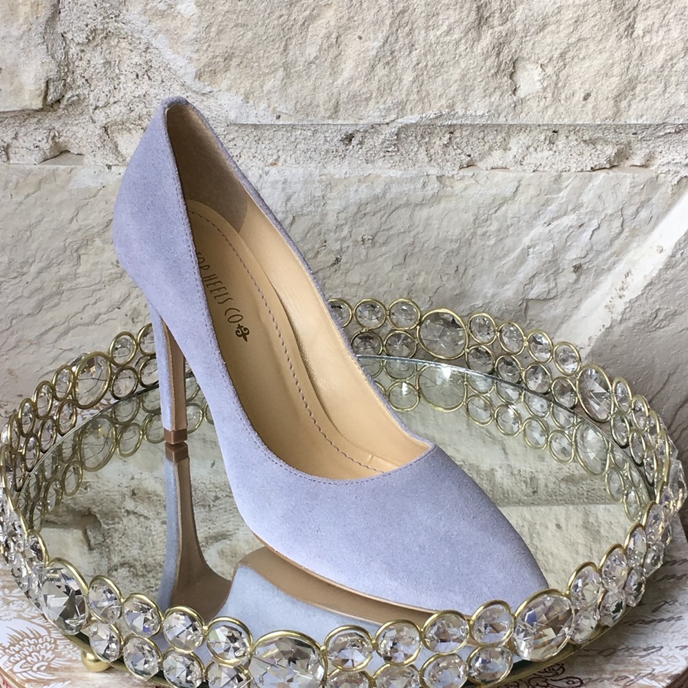 Top Heels Co Brooke Lilac Pumps - Picture 3 of 5